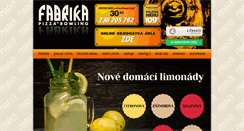 Desktop Screenshot of fabrika-pizza.cz